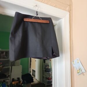 Nazli Ceren Black Mini Skirt